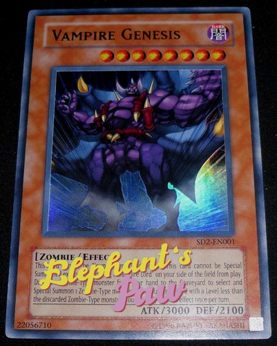 Yugioh vampire genesis ultra - vampire,
