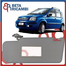 Aletta Parasole Fiat Panda SX Sinistra Pattina Con Specchio e Tasca 2003 al 2012