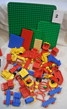 Lego Duplo lotto 5 kg vari mattoncini pannelli accessori auto trattore rimorchi