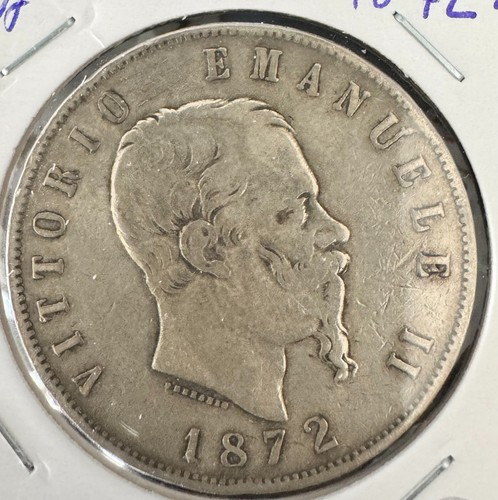 Lire 1872 regno d - lire,