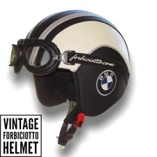 Casco vintage in pelle