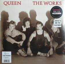 QUEEN The Works Clear Vinyl