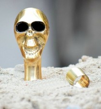 Vintage Design Teschio Ottone