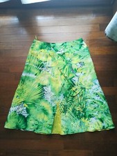 ESCADA Gonna a campana motivo floreale elegante donnaTaglia IT 42 Seta