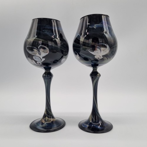 Art glass coppia bicchieri - glass,