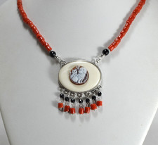COLLANA  ARGENTO 925 CAMMEO