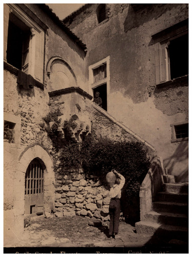Italie taormina cortile - italie,,