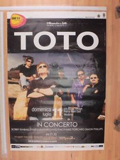 Poster Concerto TOTO MODENA 68X98 cm 11/07/2004[PE 0257]