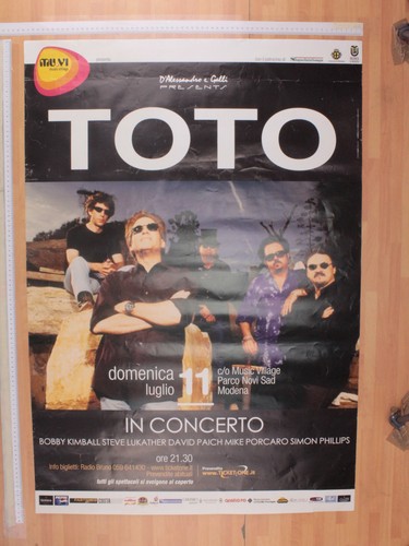 Poster concerto toto modena - concerto,