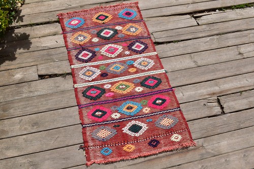 Tappeto kilim turco x35 - tappeto, 18''x35''