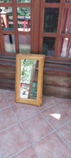 Vendo specchio con cornice in legno di castagno fatto a mano