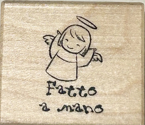 Timbro legno fatto - legno, a
