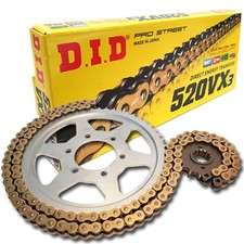 DID Kettensatz Stahl 520VX3 G&B Niet für HM CRM B 125 2T Derapage Competit,Bj.11