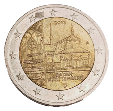 2 Euro Commemorativi Germania 2013 – Monastero di Maulbronn Baden-Württemberg