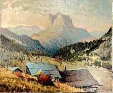 MARIO FUMIA - BAITE IN MONTAGNA - 75X60