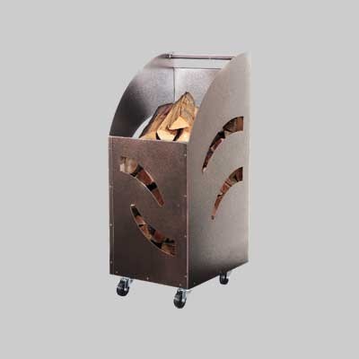 Carrello portalegna per - portalegna,