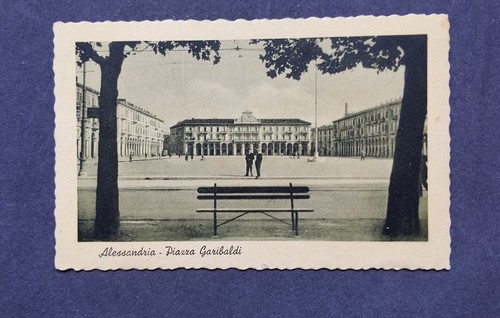 Cartolina alessandria piazza - alessandria,