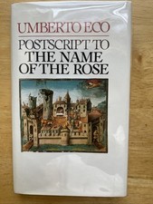 1st Ed Umberto Eco Postscript