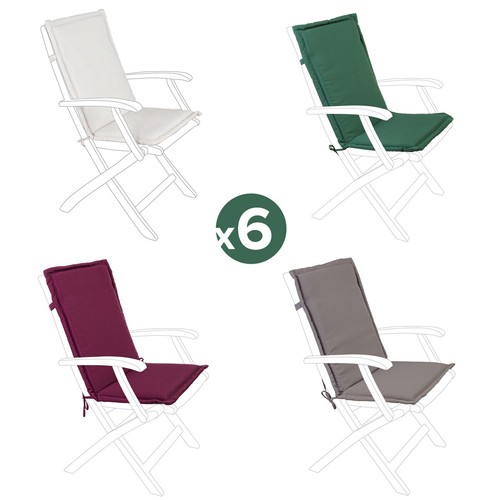 Set cuscini con schienale - set,