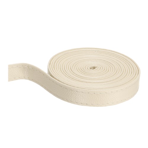 Cream leather strap - cream,