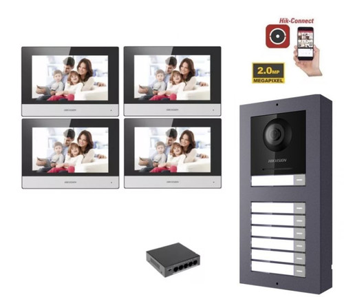 Kit videocitofono poe - videocitofono, ip