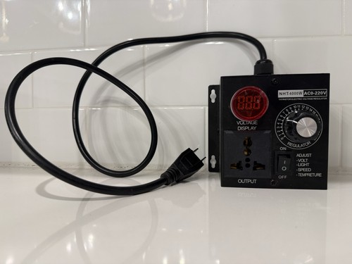 Regolatore velocità motore - , ac