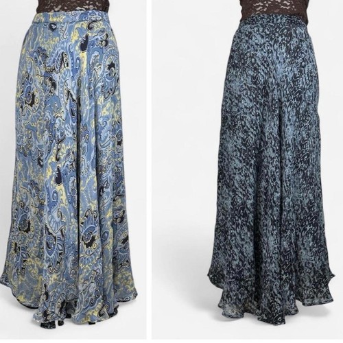 Maxi gonna vintage reversibile