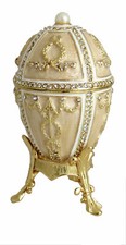 Copia Uovo Faberge Bianco -
