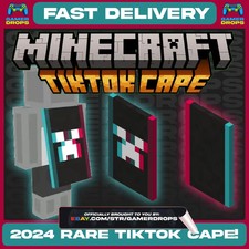 Minecraft TikTok Cape Code per