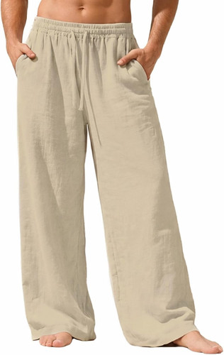 Pantaloni cotone lino uomo - pantaloni,