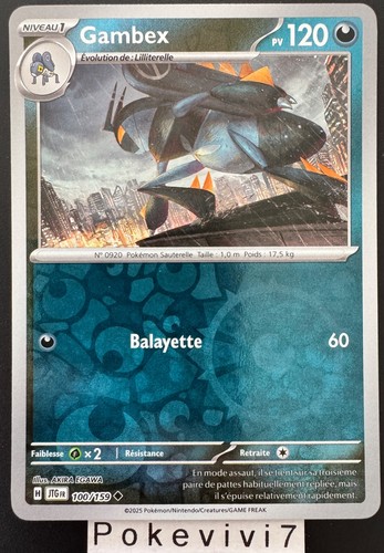 Carte pokemon gambex - carte,