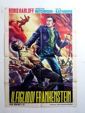 cm.100x140-FIGLIO DI FRANKENSTEIN-BORIS KARLOFF-HORROR-L96-4