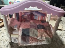 Letto a baldacchino vintage