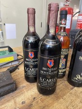 Lotto di 9 Bottiglie Di Vino