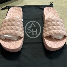 Ash Women's AS-Splash Slide Sandal, Black, 36 M EU (6)