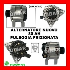 ALTERNATORE 80AH PULEGGIA