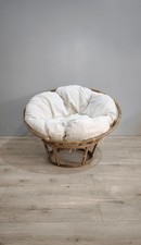 82406 Poltrona Papasan rotonda in rattan