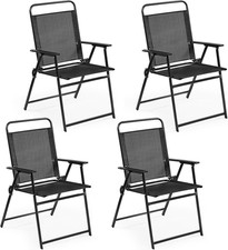 Set 4 Sedia Da Giardino