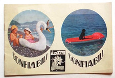 Gonfiabili Buxtom Plastics. Anni '60 ca. (Catalogo materassini salvagenti mare)