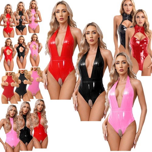 Body donna pvc pelle - body,
