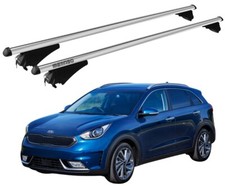 BARRE PORTATUTTO PER KIA NIRO (DE) 2016-2021 CON ANTIFURTO MENABO ARGENTO