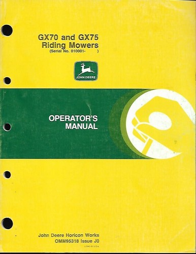 Manuale operatore tosaerba - operatore,
