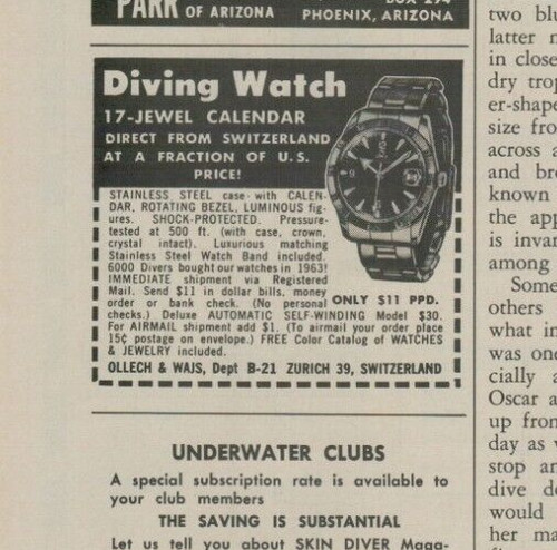 1965 ollech wajs calendario - ollech,