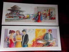 GIULIANO TROMBINI DUE Serigrafie - mario schifano,franco angeli,athos faccincani