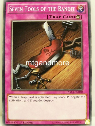 1x sette strumenti - yu-gi-oh,