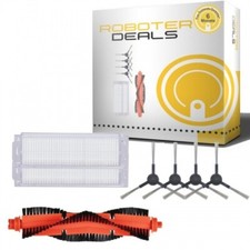 Zubehör Set (Ersatzteile) für Xiaomi Mi 2s (4x Seitenbürste, 1x Hauptbürste, 2x 