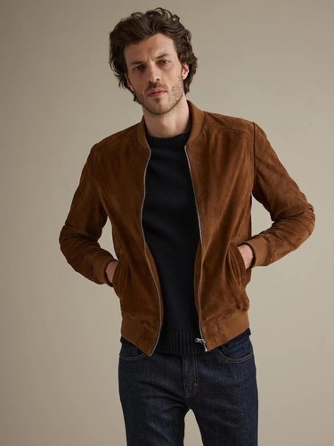 Giubbotto bomber pelle