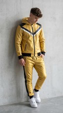 Set tuta uomo in pelle |