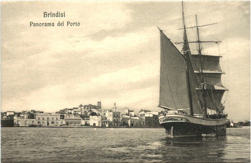 Brindisi panorama del porto - panorama,