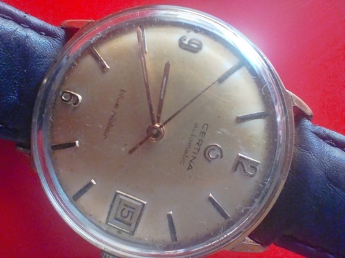 Certina automatic blue - blue, ribbon
